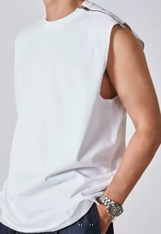 Men's Zip sleeveless vest SS24 Vol.3