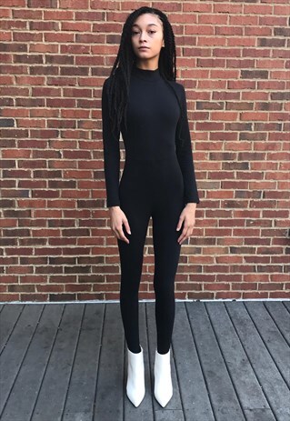 VINTAGE BLACK JUMPSUIT/LEOTARD