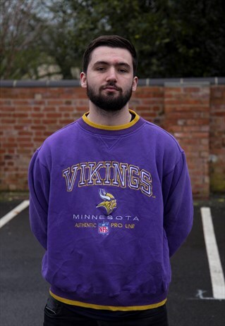 VINTAGE MINNESOTA VIKINGS NFL SWEATSHIRT