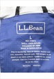 VINTAGE L.L. BEAN NAVY CLASSIC RAINCOAT - L