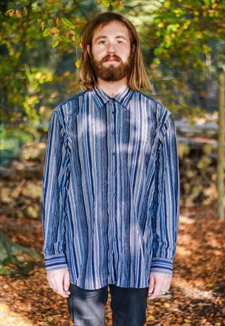 STRIPED CORDUROY SHIRT