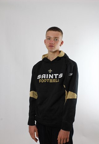 VINTAGE REEBOK NFL SAINTS HOODIE