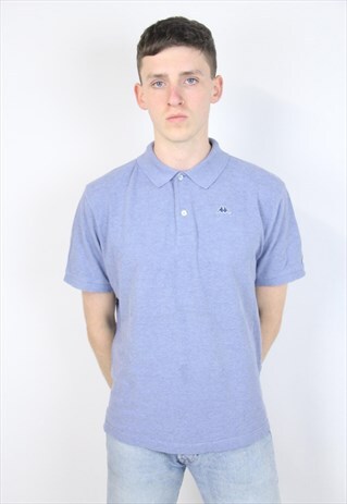VINTAGE 90'S ROBE DI KAPPA BLUE POLO SHIRT