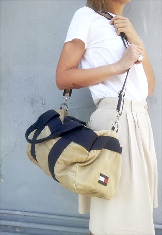 VINTAGE 90S TOMMY HILFIGER HOLDALL BAG