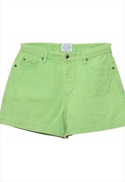 Vintage Lime Green Denim Shorts - W30