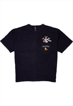 Vintage 90's Warner Bros T Shirt Looney Tunes Crew Neck