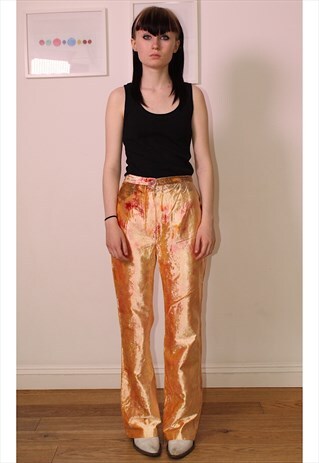 STUNNING VELVET TIE DYE EFFECT FESTIVAL PARTY GOA TROUSERS