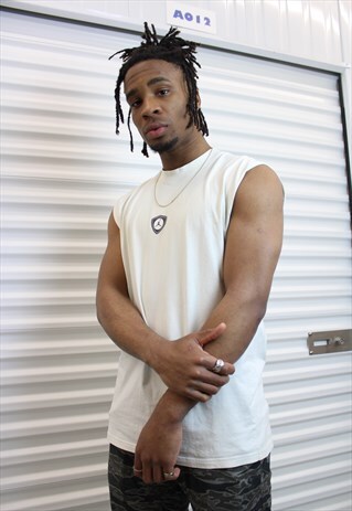 RARE VINTAGE JORDAN 23 VEST IN WHITE