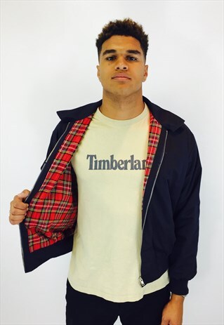 VINTAGE NAVY HARRINGTON JACKET