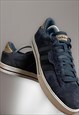 ADIDAS DAILY 3.0 ORTHOLITE TRAINERS IN BLACK & GOLD SIZE 8
