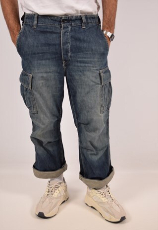 VINTAGE LEVI'S CARGO JEANS BLUE