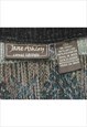 VINTAGE PATTERNED MULTI-COLOUR BUTTON-FRONT TAPESTRY JACKET 