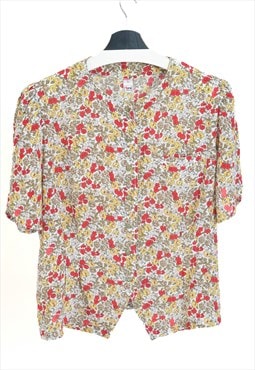 Vintage 90s blouse in flower print 