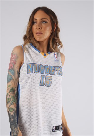VINTAGE NBA BASKETBALL FITTED JERSEY VEST TOP 12 - 14 (F2O)