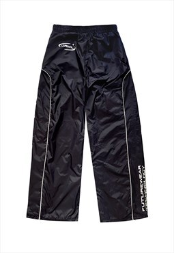 Nylon trousers black REFLECTIVE 5G