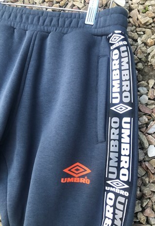 DEADSTOCK ZIPPED UMBRO JOGGERS TRACK PANTS