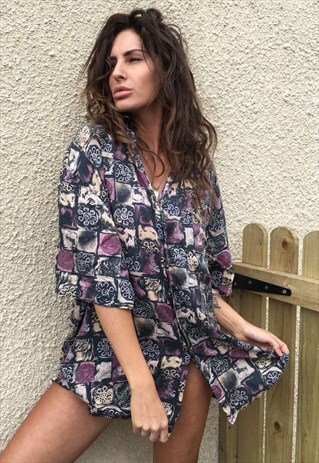 OVERSIZED RETRO 90S 80S VINTAGE UNISEX FESTIVAL SHIRT