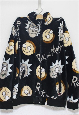 HANDMADE REWORKED FLEECE JACKET MADE WITH A R&M THROW (1OF1)
