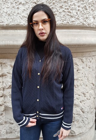 VINTAGE WOOL KNITWEAR CARDIGAN '90 COD 2-08