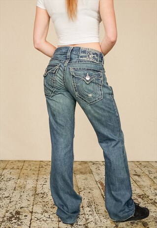 Vintage True Religion Jeans Women's Dark Blue