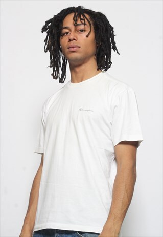 VINTAGE CHAMPION T-SHIRT WHITE