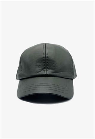 PU CAP IN KHAKI