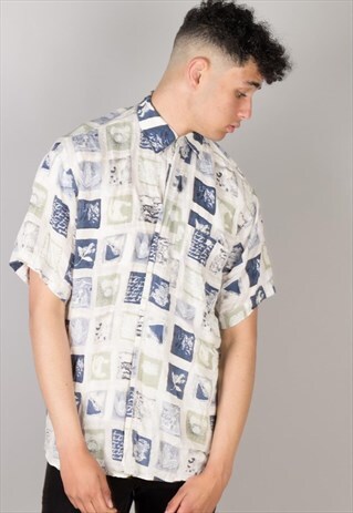 VINTAGE PATTERN SHIRT PTS065