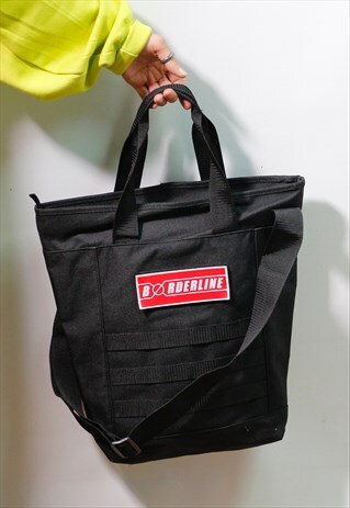 UTILITY TOTE BAG RED PATCH