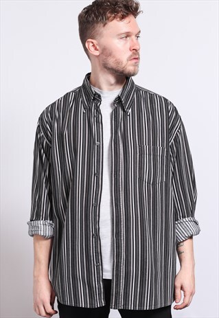 VINTAGE CORDUROY STRIPED SHIRT