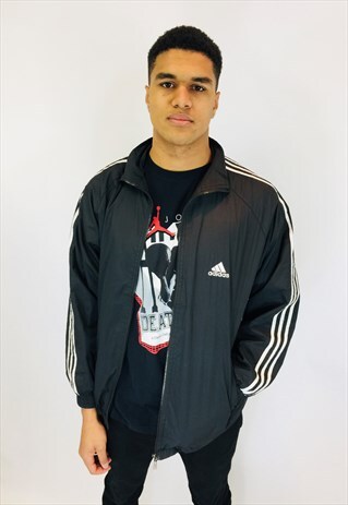 ADIDAS CLASSIC 3 STRIPE WINDBREAKER JACKET
