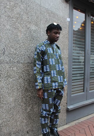 AFRICAN PRINT COTHING - KENTE TROUSERS - FESTIVAL OUTFIT