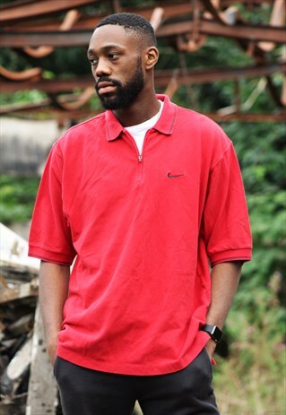 RETRO / 90'S / NIKE / RED POLO