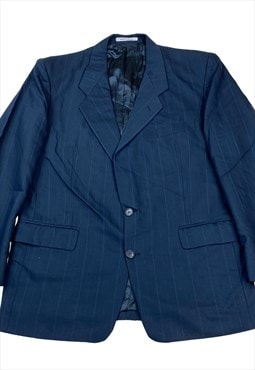 Vintage yves saint laurent strip button blazer jacket