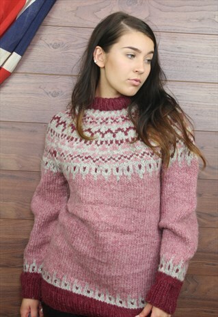 VINTAGE KNIT JUMPER OVERSIZED KNIT