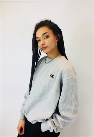 VINTAGE CHAMPION EMBROIDERED SWEATSHIRT