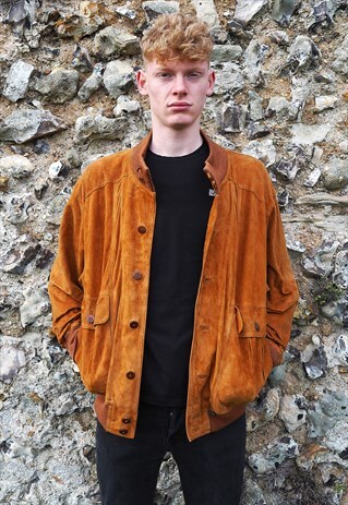 SUEDE BOMBER JACKET