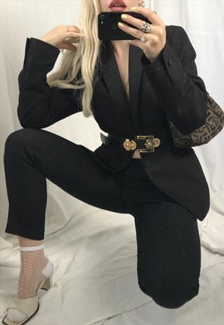 VINTAGE Y2K BLACK BLAZER JACKET