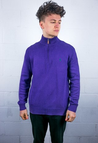 VINTAGE RALPH LAUREN 1/4 ZIP JUMPER