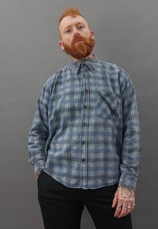 VINTAGE 1990S CHECK FLANNEL SHIRT