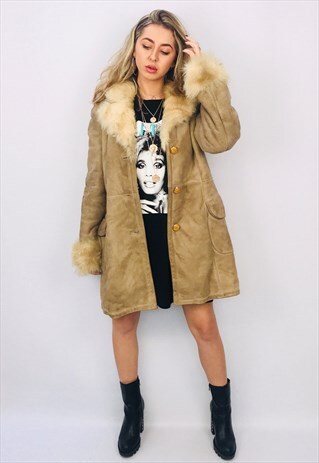 VINTAGE SHEEP SKIN COAT