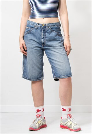 Calvin Klein carpenter shorts denim Y2K cargo jorts