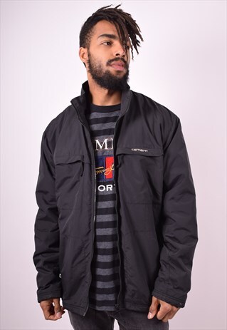 CARHARTT MENS VINTAGE JACKET XL BLACK 90'S