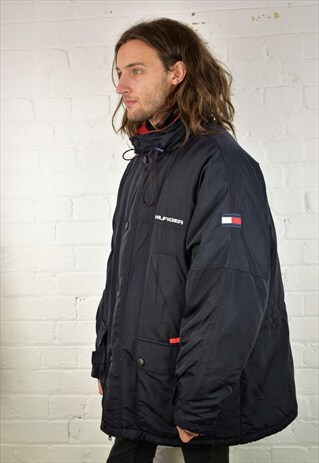 VINTAGE 90'S TOMMY HILFIGER PADDED COAT