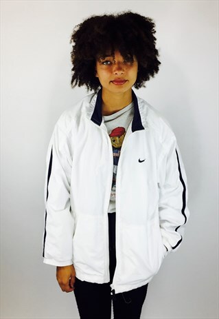 VINTAGE NIKE EMBROIDERED SWOOSH JACKET