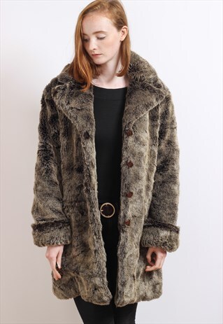 VINTAGE FAUX FUR JACKET
