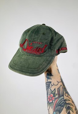 Rare 00s Y2K Diesel Embroidered Hat Cap