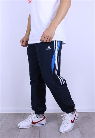 VINTAGE ADIDAS ORIGINALS MENS SPORTS JOGGERS PANTS
