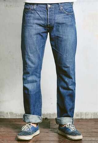 VINTAGE LEVI'S 501 DARK BLUE JEANS