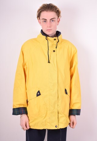 MULBERRY MENS VINTAGE JACKET XL YELLOW 90'S