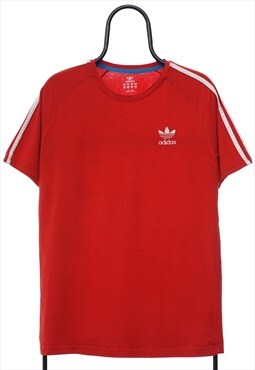 Vintage Adidas Red Logo TShirt Womens